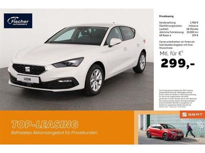 Neu Seat Leon 150 PS (110 kW) 2025 Weiß Limousine