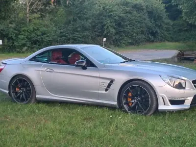 Brugt Mercedes SL63 AMG AMG Edition 1 564 HK (414 kW) 2013 Sølv Cabriolet