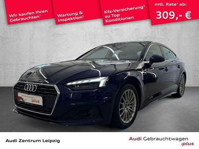 Gebraucht Audi A5 Sportback Ambiente 150 PS (110 kW) 2023 Navarrablau metallic Kleinwagen