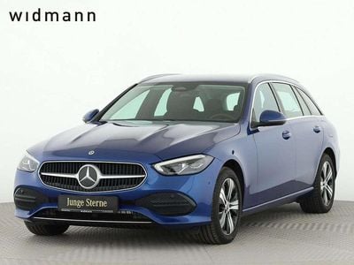 Gebraucht Mercedes C300e Avantgarde 313 PS (230 kW) 2022 Metalliclack spektralblau Kombi