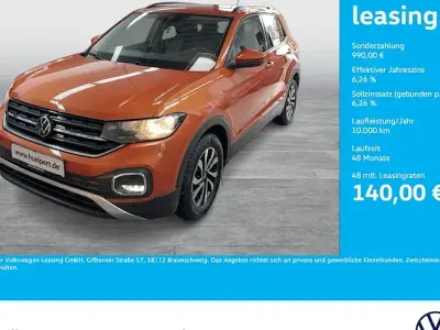 Brugt VW T-Cross Active 110 HK (80 kW) 2022 Orange SUV