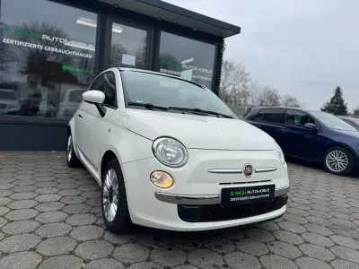 Gebraucht Fiat 500 Lounge 86 PS (63 kW) 2015 Weiß Kleinwagen