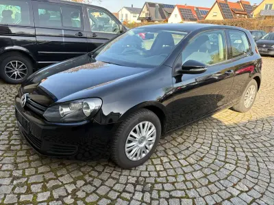 Gebraucht VW Golf VI Trendline 80 PS (58 kW) 2010 Schwarz Kleinwagen