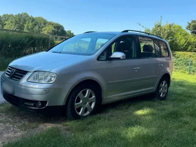 Gebraucht VW Touran 102 PS (75 kW) 2004 Silber Van / Kleinbus