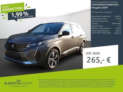 Grau Gebraucht 2023 Peugeot 3008 GT SUV | 22.880 € (Guter Preis)