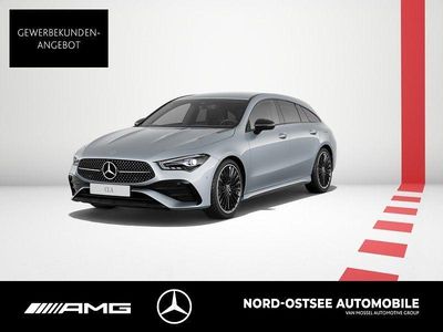 Metalliclack hightechsilber Gebraucht 2025 Mercedes CLA200 Shooting Brake AMG Kombi | 36.490 € (Etwas zu teuer)