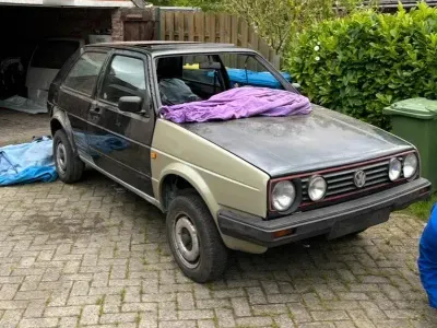 Używany VW Golf II 55 KM (40 kW) 1990 Czarny Hatchback