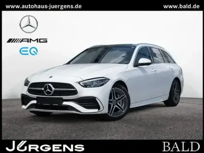 Gebraucht Mercedes C200 AMG 163 PS (119 kW) 2025 Weiss unilack polarweiß Kombi