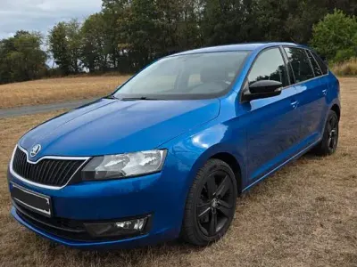 Gebraucht Skoda Rapid Ambition 110 PS (80 kW) 2017 Blau Kleinwagen