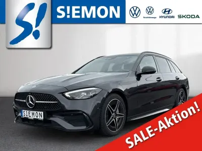 Gebraucht Mercedes C200 AMG line 163 PS (119 kW) 2022 Metalliclack (grau Kombi