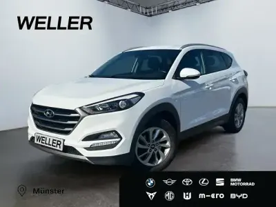 Gebraucht Hyundai Tucson Intro Edition 177 PS (130 kW) 2015 Weiss SUV