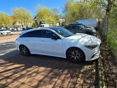 Gebraucht Mercedes CLA45 AMG Shooting Brake AMG 387 PS (284 kW) 2020 Weiß Kombi