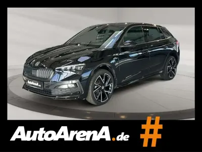 Gebraucht Skoda Scala Monte Carlo 110 PS (80 kW) 2024 Schwarzmagic perleffekt Kleinwagen
