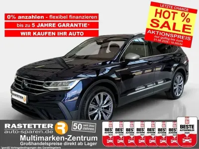 Gebraucht VW Tiguan Allspace Life 150 PS (110 kW) 2023 Blau SUV