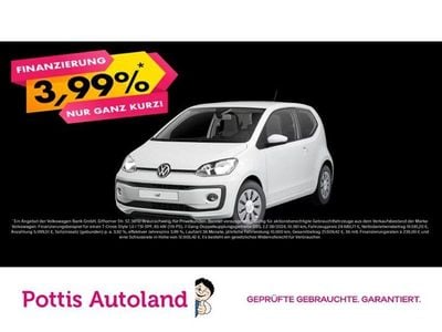 Weiss Gebraucht 2021 VW up! move up! Kleinwagen | 9.221 € (Fairer Preis)