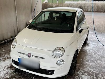 gebraucht Fiat 500 1,2 8V Teilleder, weiß, super Zustand