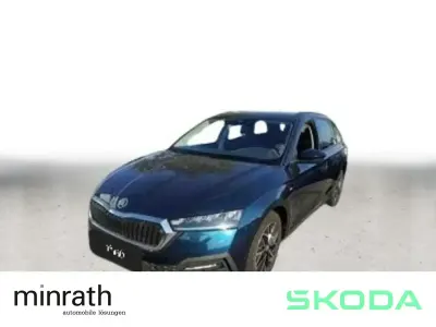 Gebraucht Skoda Octavia Clever 110 PS (80 kW) 2022 Blau Kombi