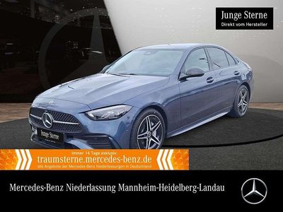 Blau Gebraucht 2025 Mercedes C200 AMG Limousine | 40.990 € (Fairer Preis)