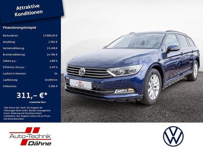 Second-hand VW Passat Comfortline 150 CP (110 kW) 2017 Albastru Break