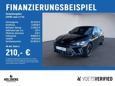 Gebraucht Cupra Leon 150 PS (110 kW) 2025 Schwarz Limousine