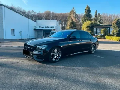 Brugt Mercedes E220 AMG 194 HK (142 kW) 2017 Sort Sedan