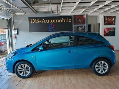 Gebraucht Opel Corsa drive 90 PS (66 kW) 2016 Blau Kleinwagen