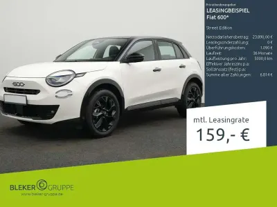 Neu Fiat 600 Street 101 PS (74 kW) 2026 Weiß SUV