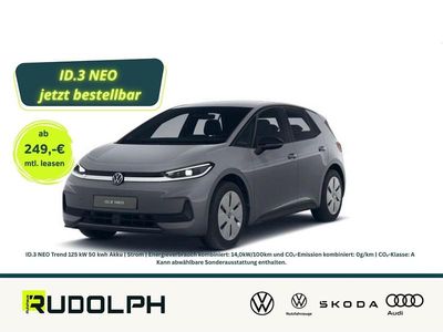 Nieuw VW ID.3 Trendline 125 kW (170 PK) 2026 Grijs Hatchback