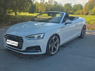 Gebraucht Audi A5 Cabriolet S-Line 218 PS (160 kW) 2018 Weiß Cabrio