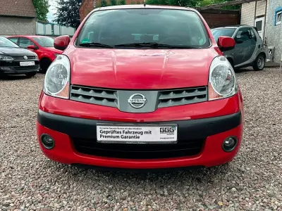 Gebraucht Nissan Note Acenta 88 PS (64 kW) 2007 Rot Kleinwagen