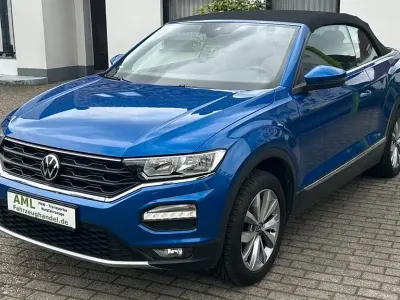 Gebraucht VW T-Roc Cabriolet Style 110 PS (80 kW) 2021 Blau Cabrio