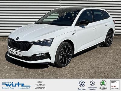 Gebraucht Skoda Scala Monte Carlo 150 PS (110 kW) 2023 Moonweiß (metallic) Kleinwagen