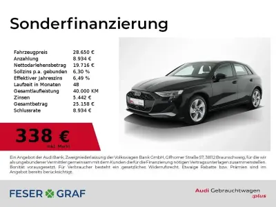 Gebraucht Audi A3 Advanced Plus 150 PS (110 kW) 2025 Mythosschwarz metallic Limousine