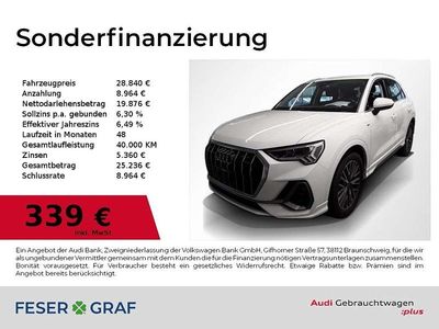 Gebraucht Audi Q3 S-Line 150 PS (110 kW) 2022 Ibisweiß SUV