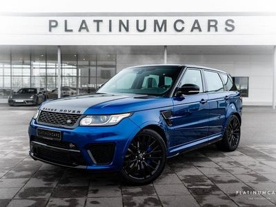 Blau Gebraucht 2018 Land Rover Range Rover Sport SVR SUV | 63.637 € (Teuer)