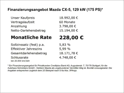 Gebraucht Mazda CX-5 Sky 175 PS (128 kW) 2016 Blau SUV