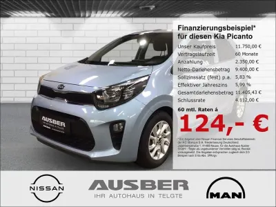 Gebraucht Kia Picanto DREAM-TEAM Edition 84 PS (61 kW) 2020 Blau Kleinwagen