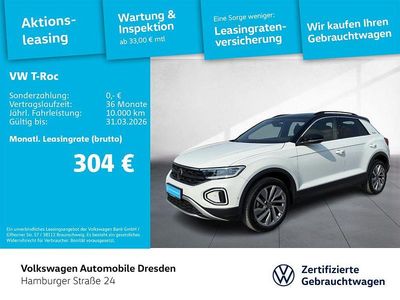 Gebraucht VW T-Roc Life 150 PS (110 kW) 2025 Schwarz SUV