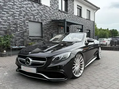 Gebraucht Mercedes S63 AMG AMG 585 PS (430 kW) 2016 Designo mokkaschwarz Cabrio