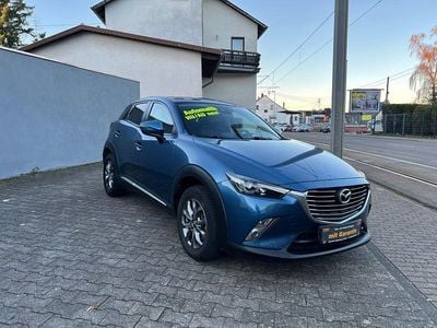 Blau Gebraucht 2017 Mazda CX-3 Sports-Line SUV | 17.999 € (Etwas zu teuer)