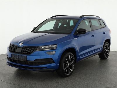 gebraucht Skoda Karoq 1.5 TSI Sportline, 1. Hand, AHK, LED, Navi, ACC, Sitzh. vo. + hi.