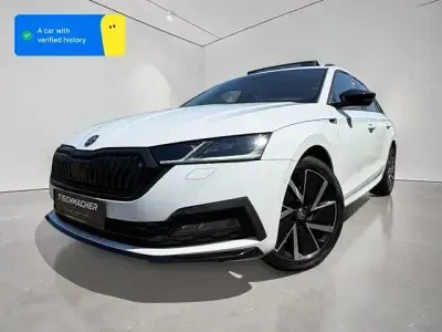Gebraucht Skoda Octavia SportLine 190 PS (139 kW) 2022 Weiß Limousine