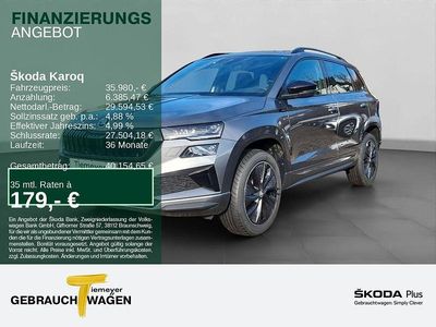 Neu Skoda Karoq SportLine 150 PS (110 kW) 2025 Grau SUV
