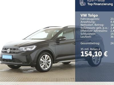 Gebraucht VW Taigo Goal 116 PS (85 kW) 2025 Schwarz SUV
