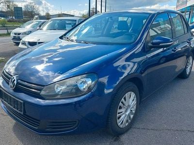 Second-hand VW Golf VI Trendline 105 CP (77 kW) 2010 Albastru Hatchback