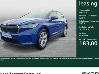 Brugt Skoda Enyaq iV Loft 250 kW (340 HK) 2023 Blå SUV