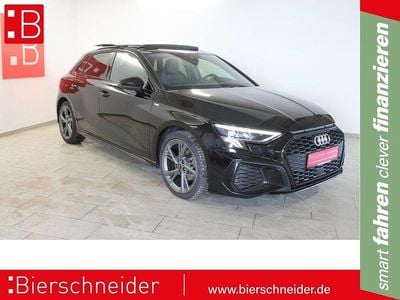 Schwarz Gebraucht 2023 Audi A3 S-Line Limousine | 34.980 € (Teuer)