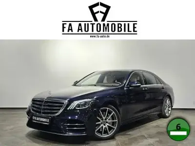 Second-hand Mercedes S560 AMG line Plus 469 CP (344 kW) 2019 Albastru Berlinǎ