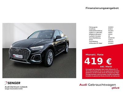 Mythosschwarz metallic Gebraucht 2022 Audi Q5 Sportback S-Line SUV | 40.650 € (Fairer Preis)