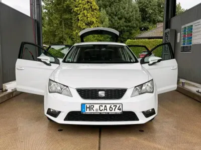 Gebraucht Seat Leon 122 PS (89 kW) 2014 Weiß Limousine